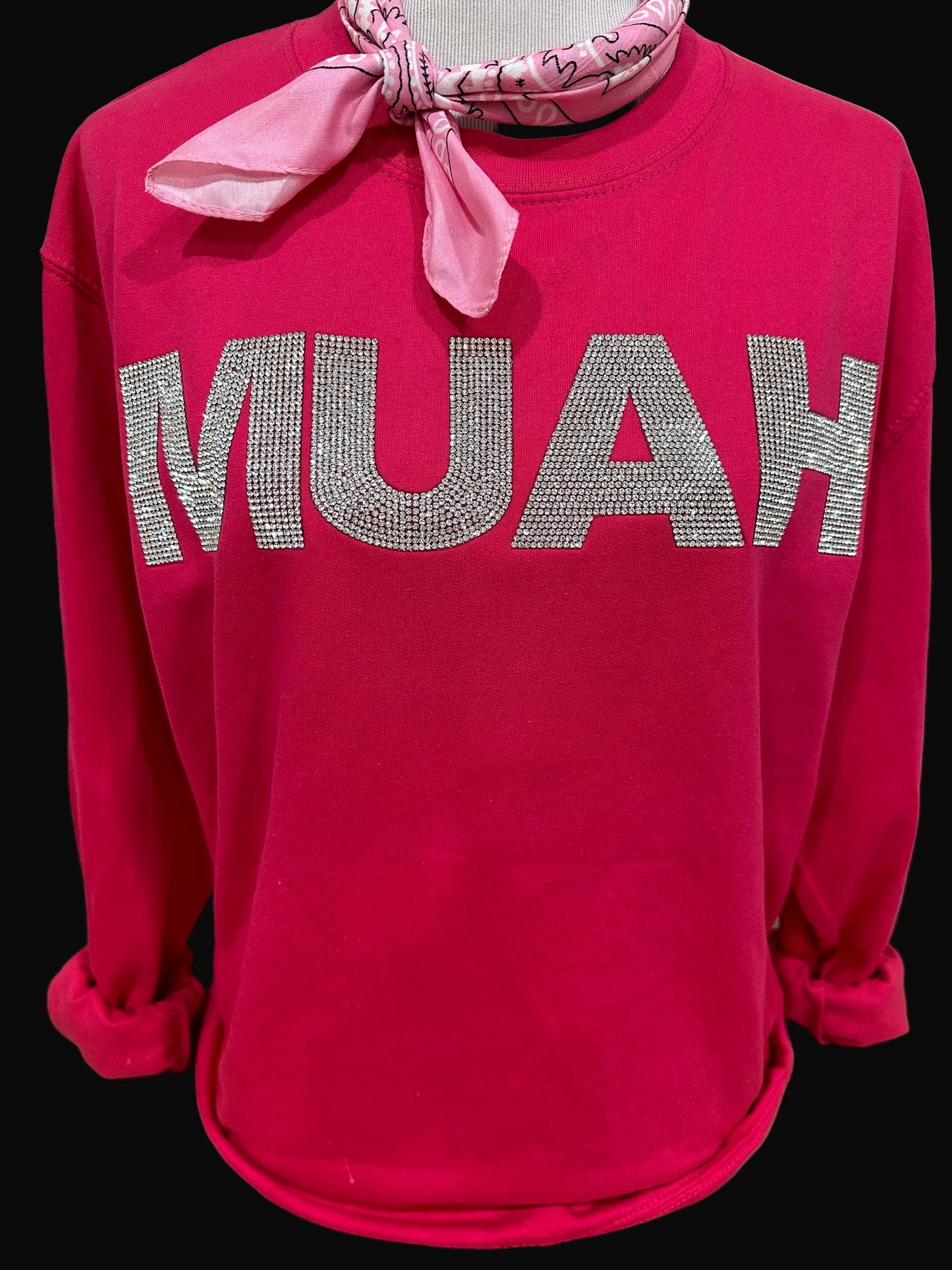 Blingy MUAH on Heliconia Sweatshirt