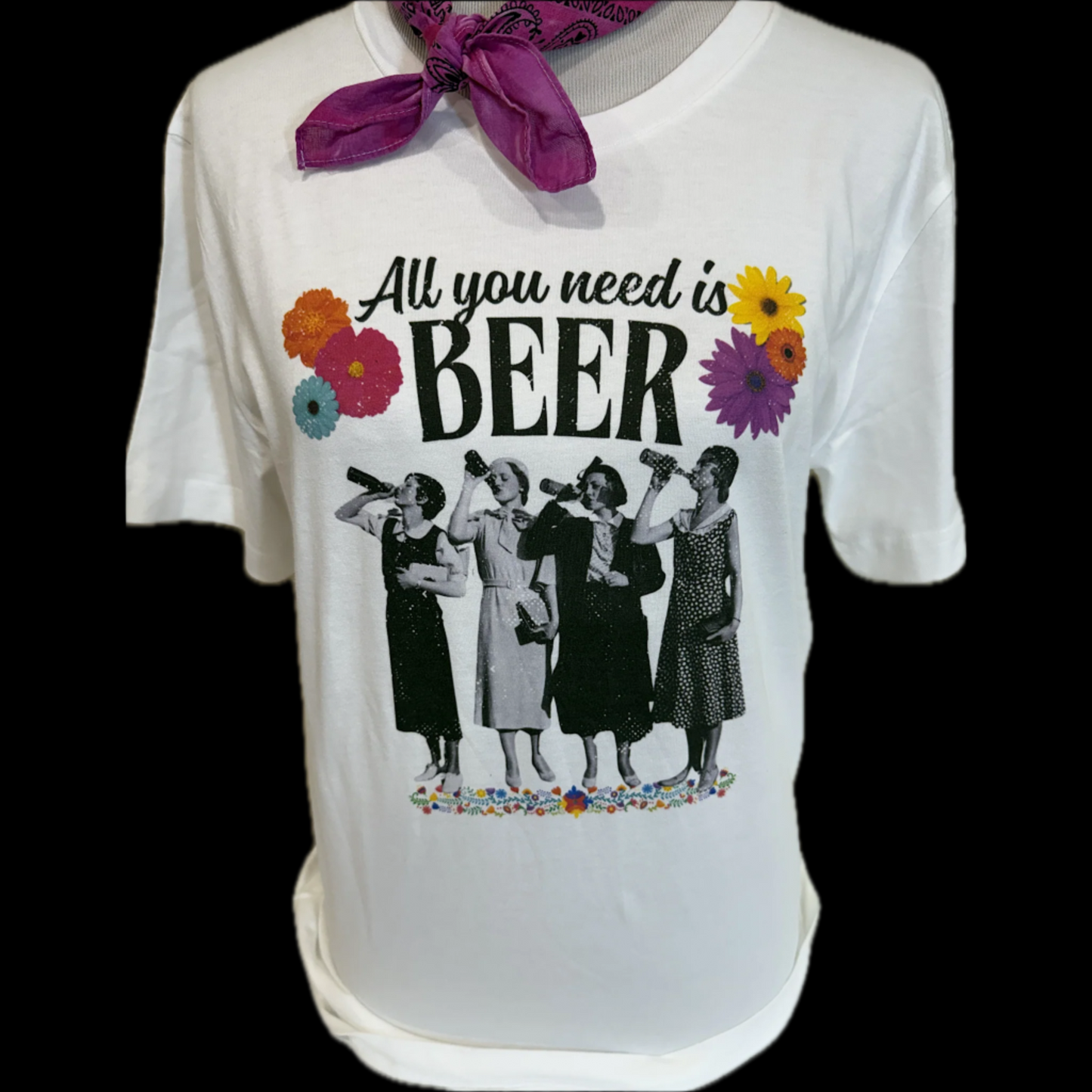 All You Need is Beer on White Crew