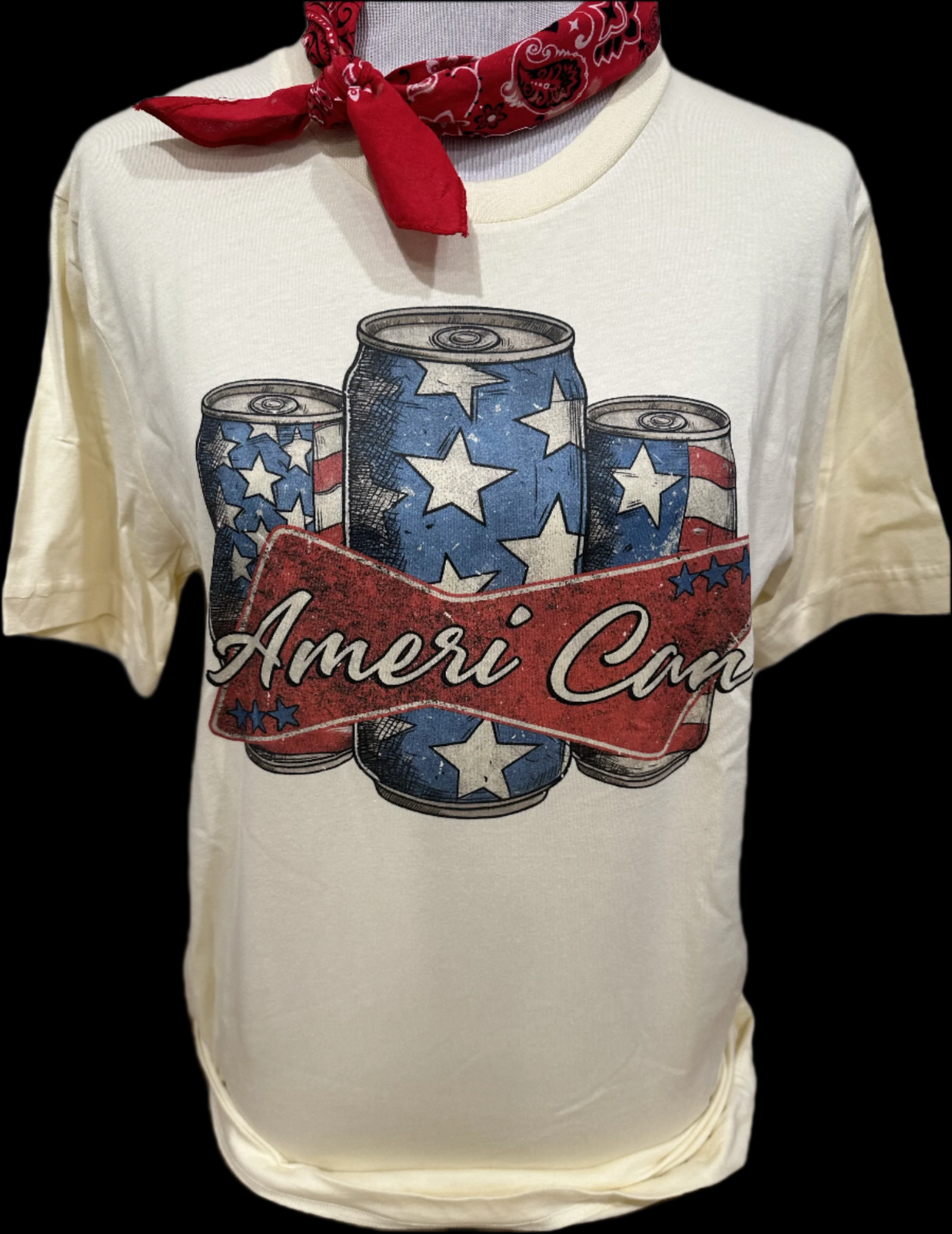 Ameri-Can on (White, Silver or Natural) Crew