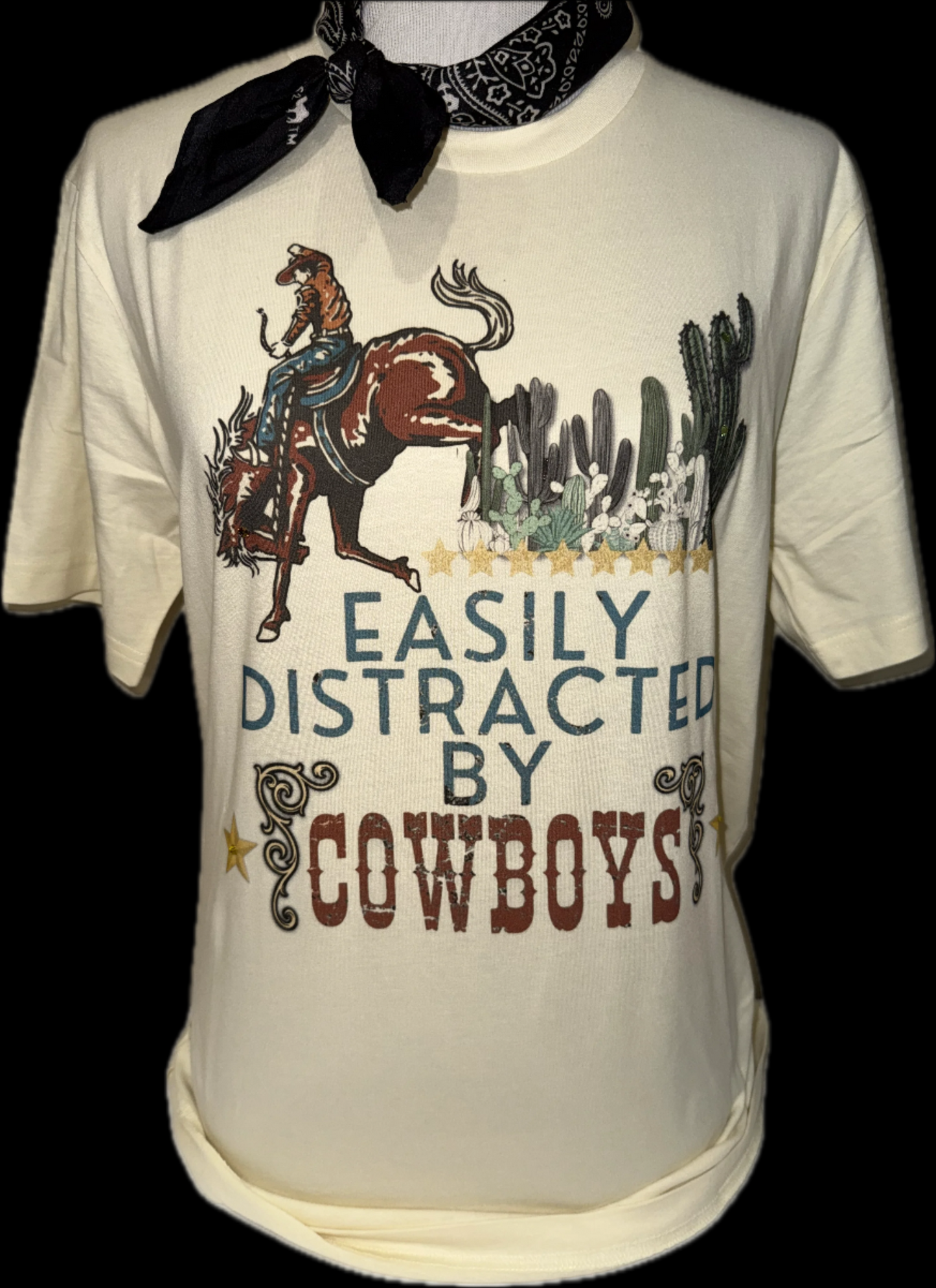 Easily Distracted by Cowboys on Natural Crew