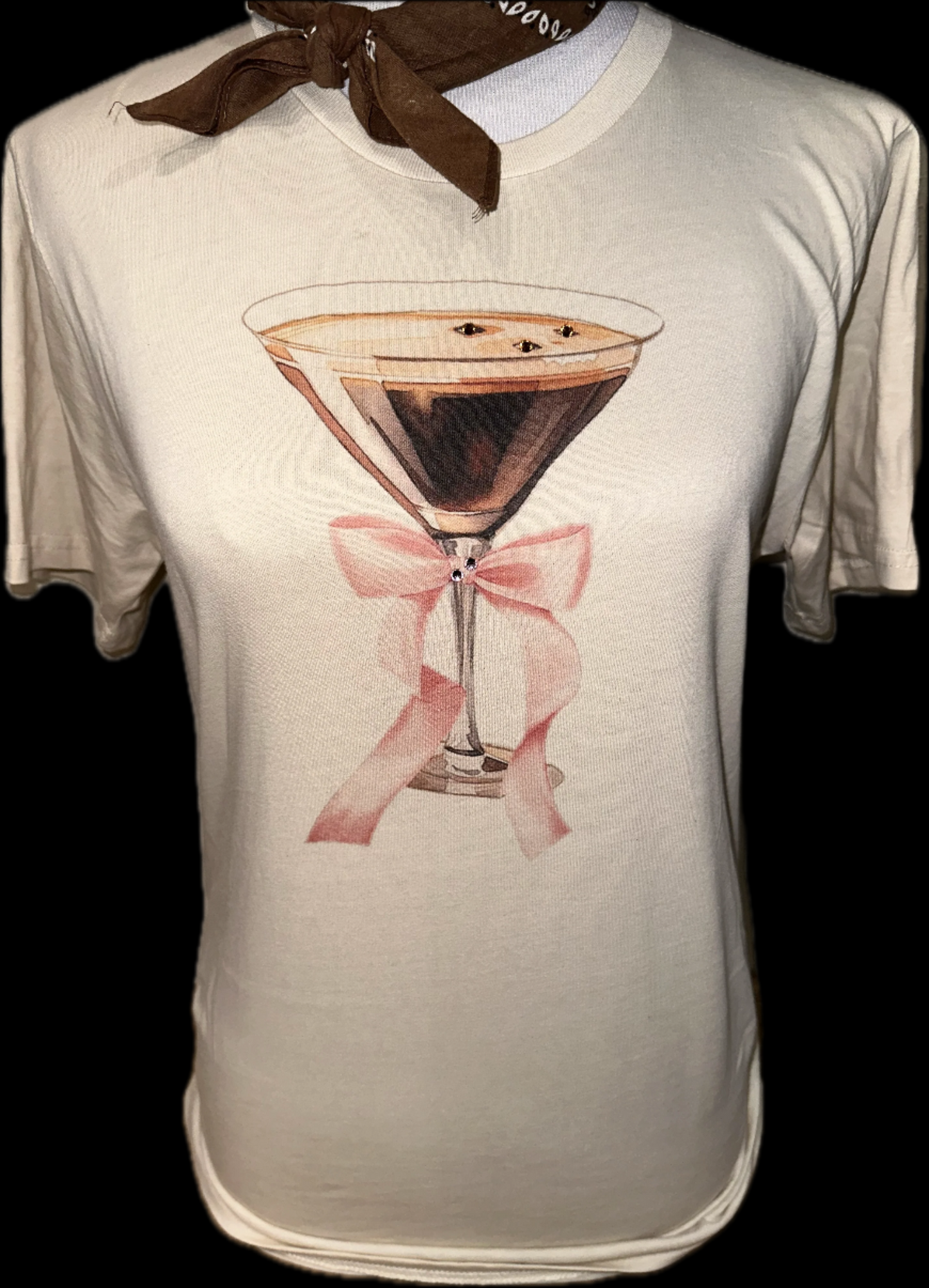 Espresso Martini on Tan Crew