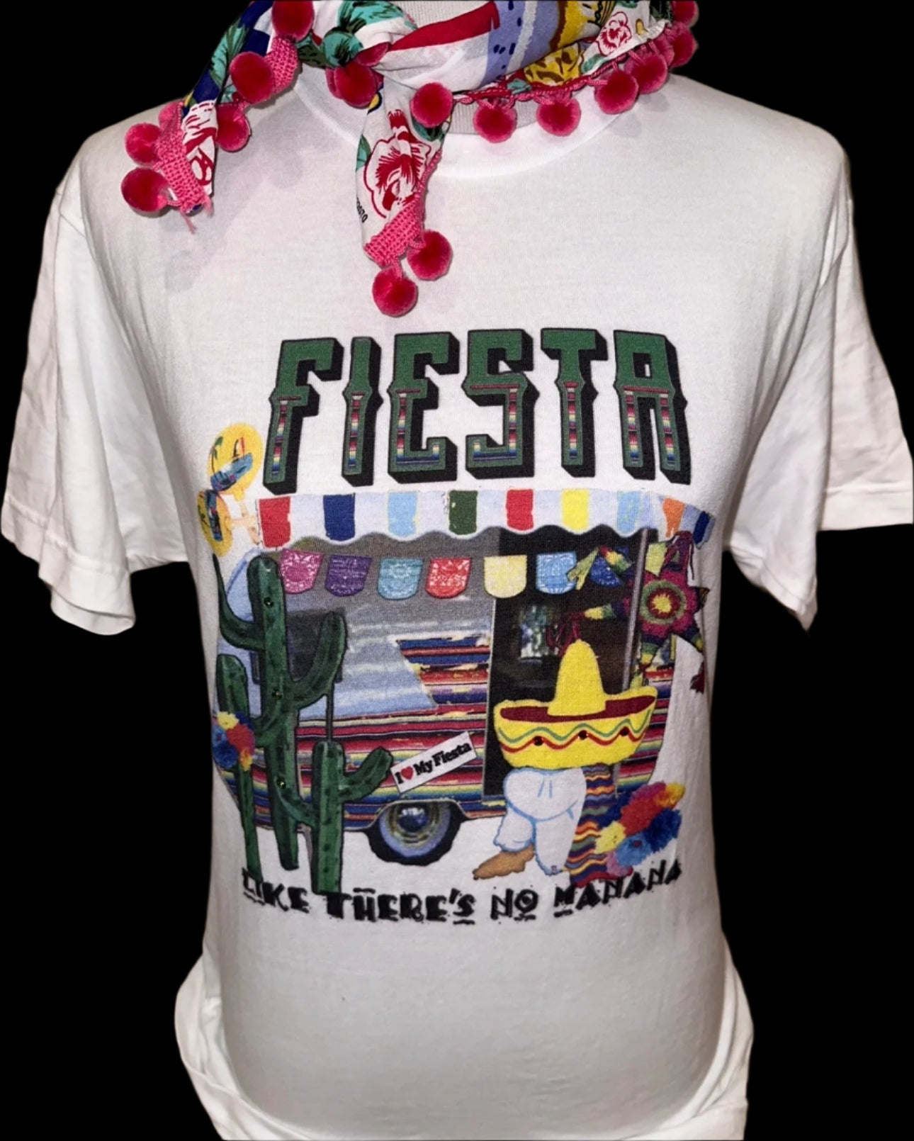 Fiesta Like There's No Mañana (Patch Heather Purple OR White) Crew
