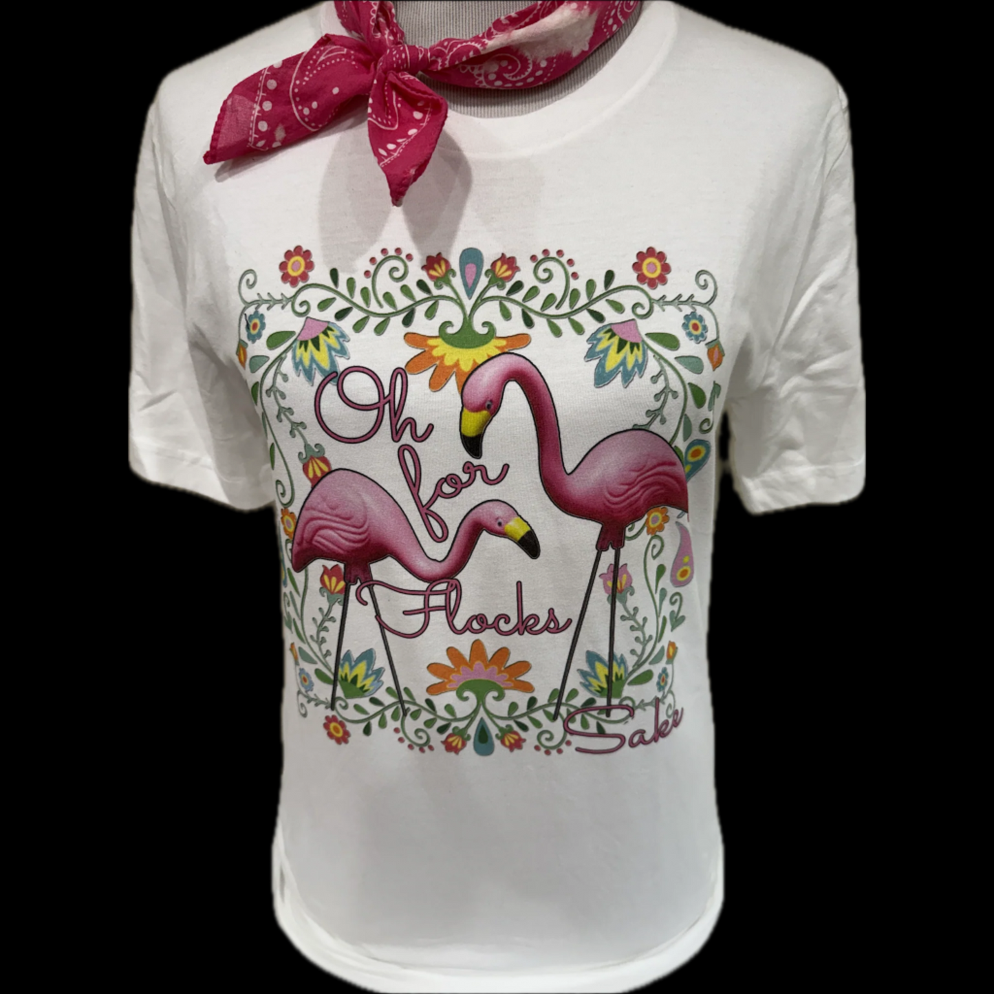 Oh For Flocks on White Crew