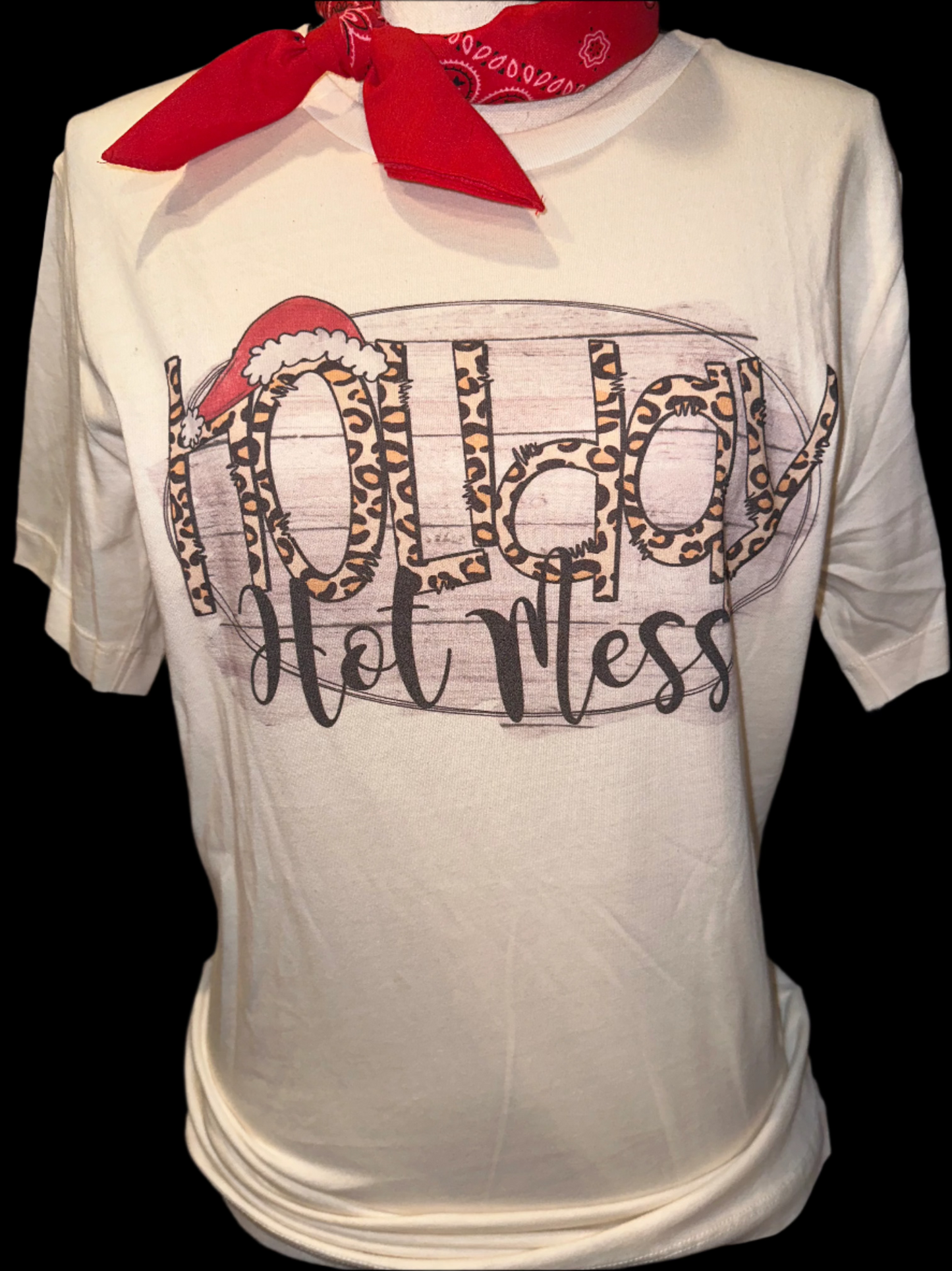 Holiday Hot Mess on Natural Crew