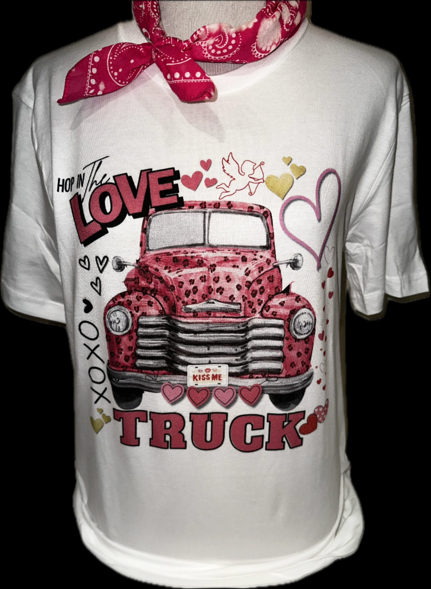 Hop In The Love Truck on White Crew