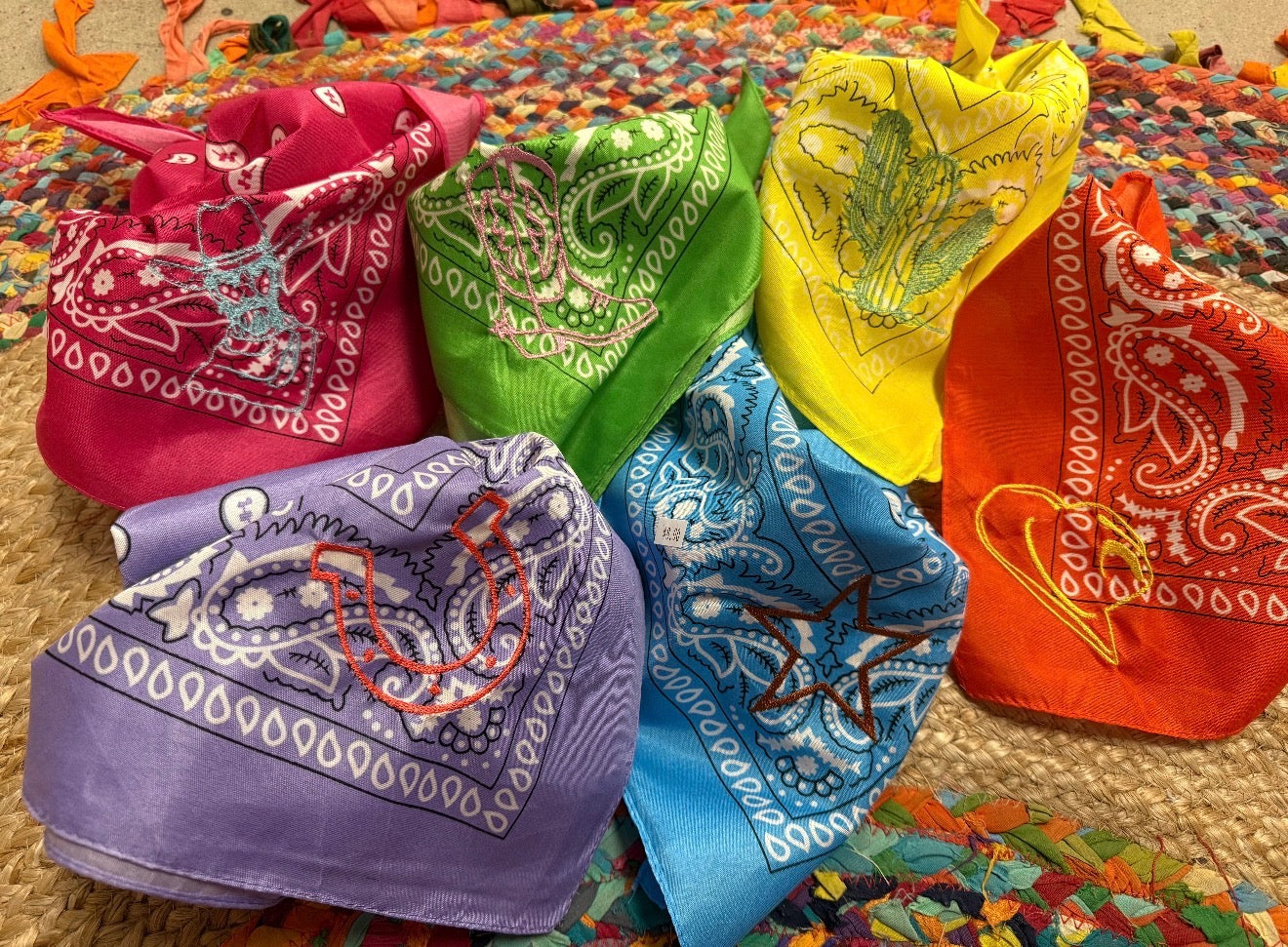 Embroidered Bandana