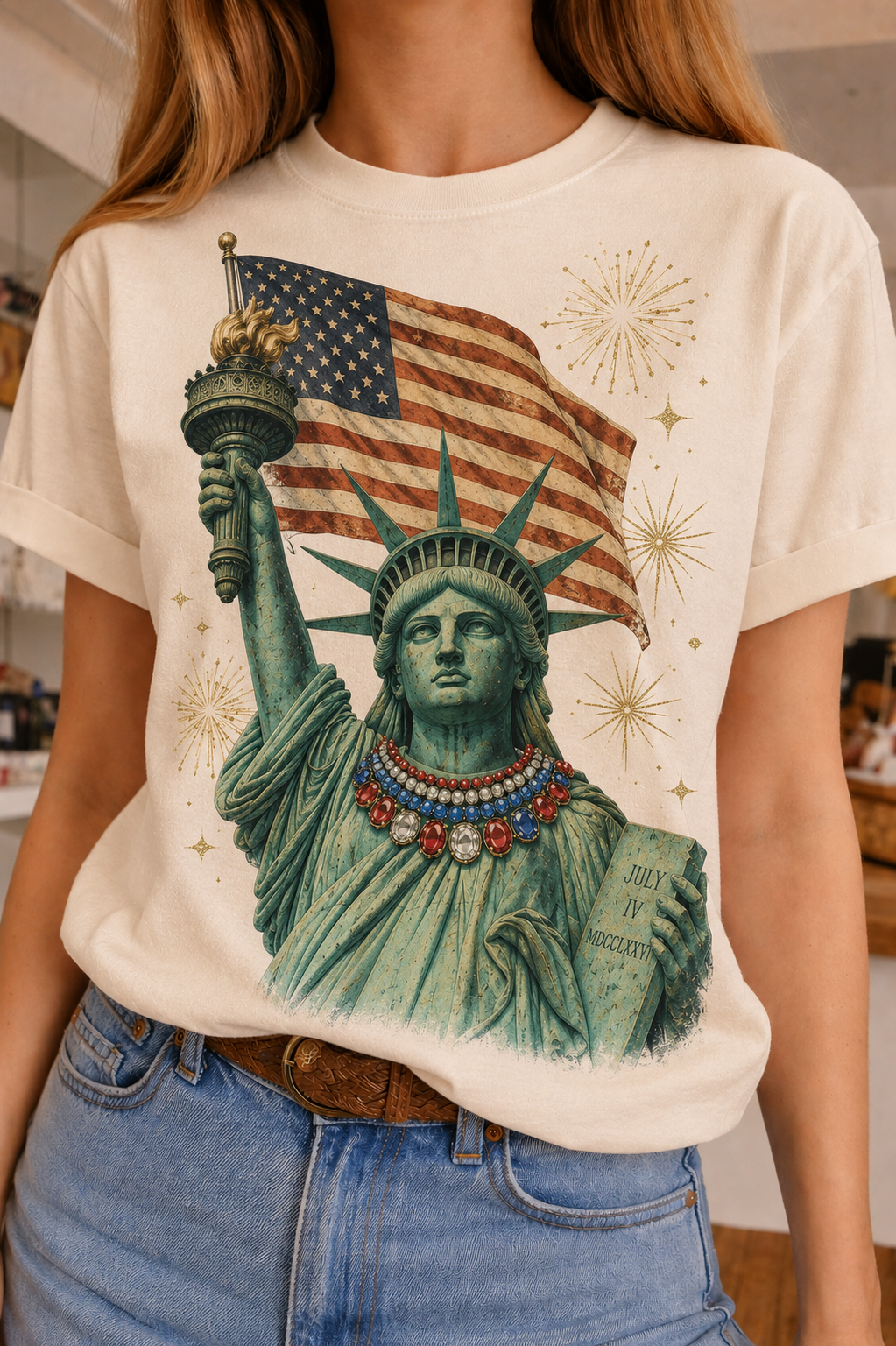 Lady Liberty Tee