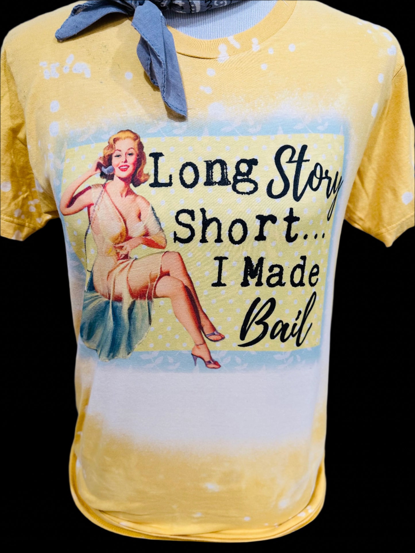 I Made Bail on Sports Bleached Ginger Crew