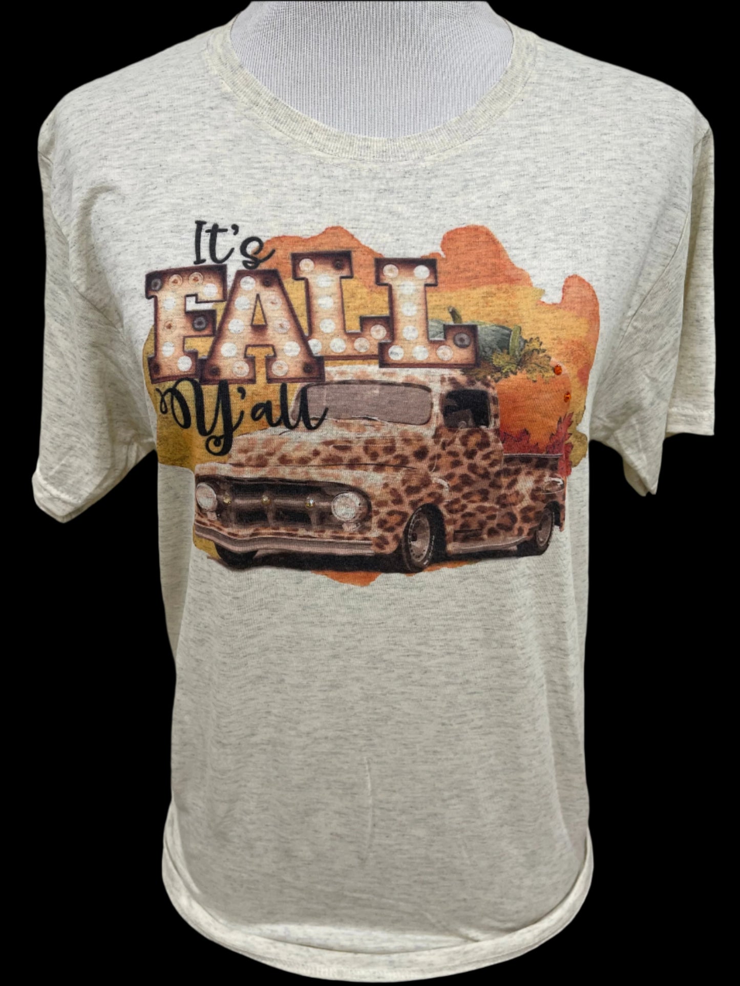 It's Fall Y'all Leopard Truck on Ash Crew
