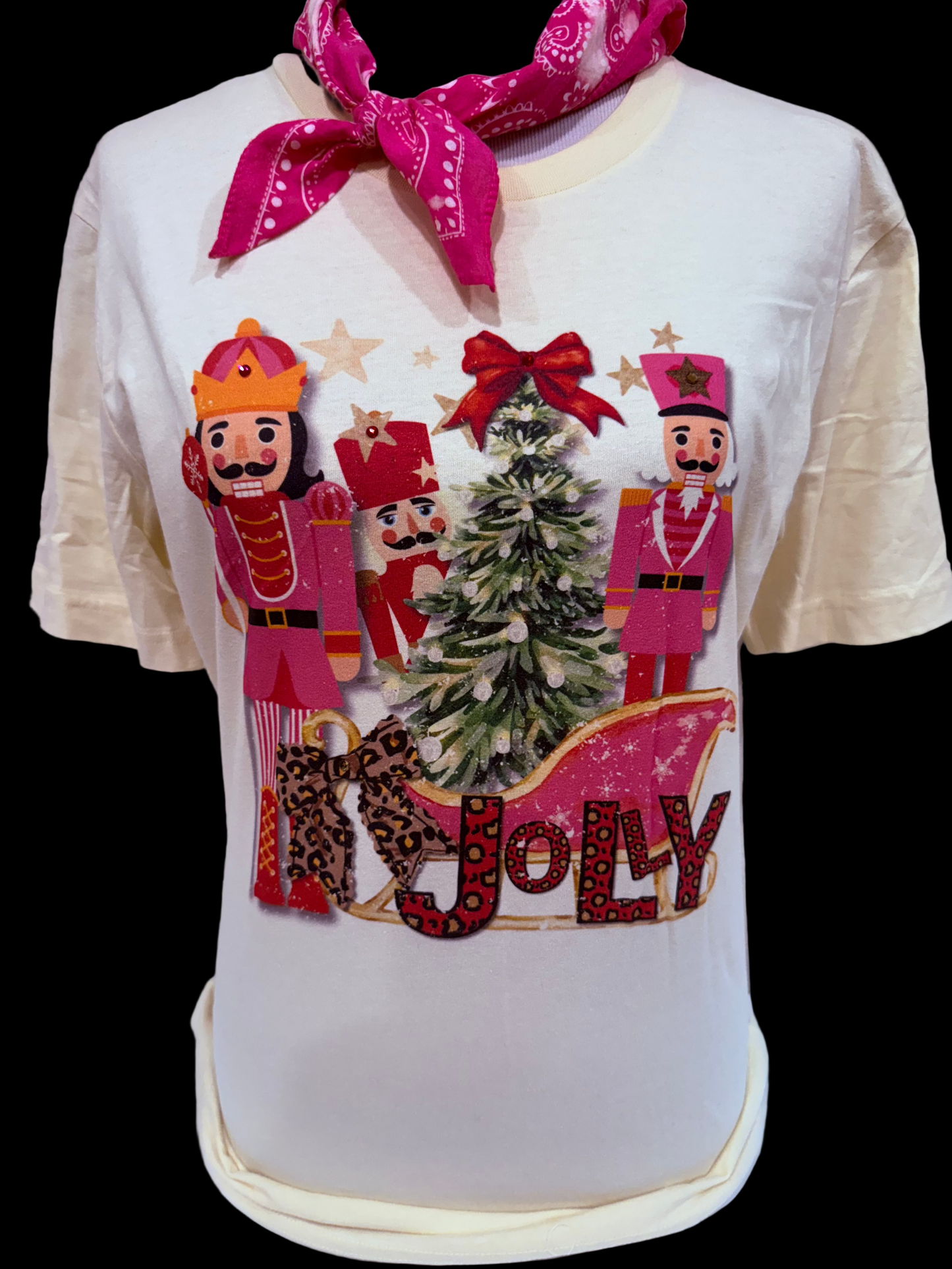 Jolly Nutcracker on (White OR Natural) Crew