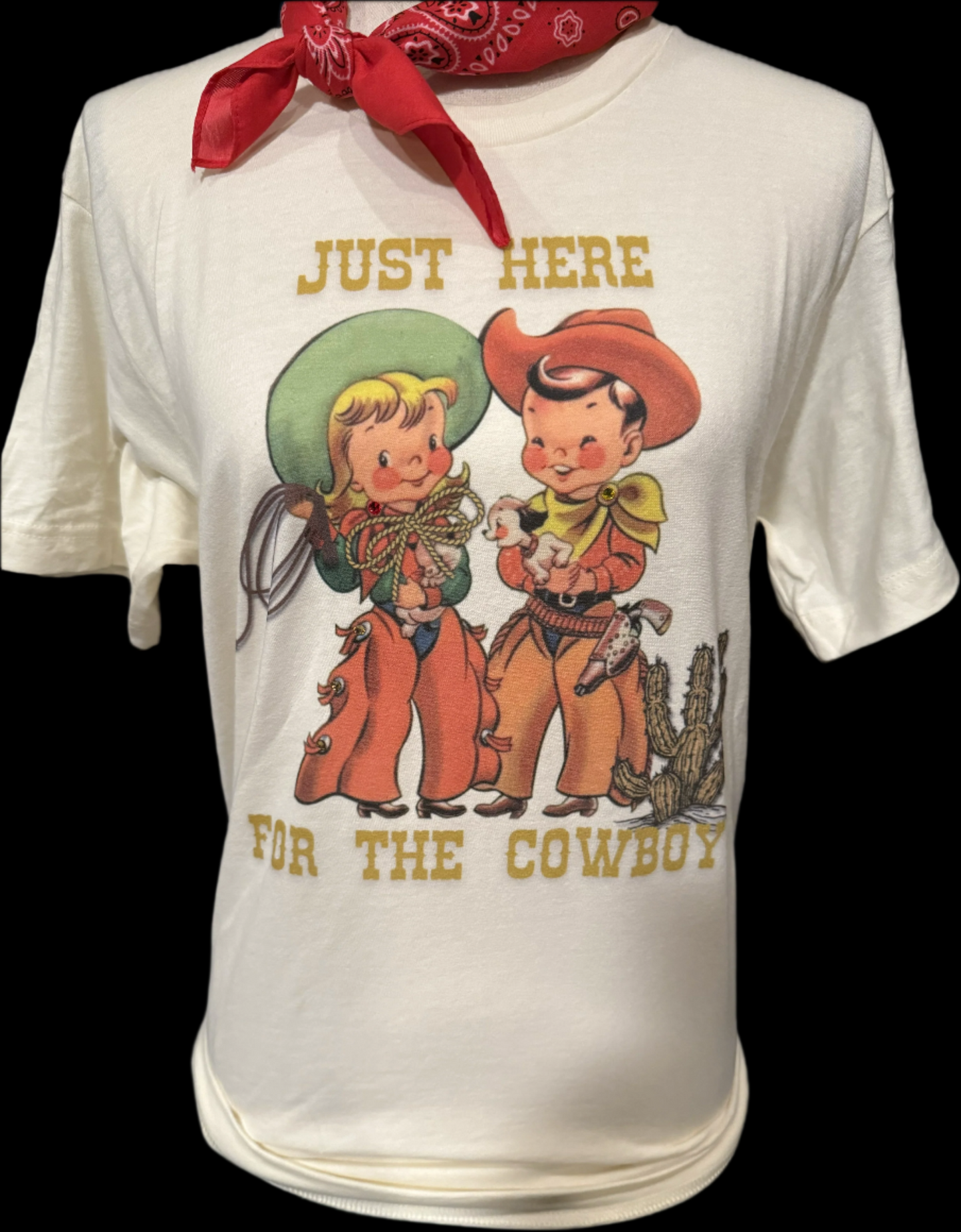 Just Here For the Cowboy on Natural Crew