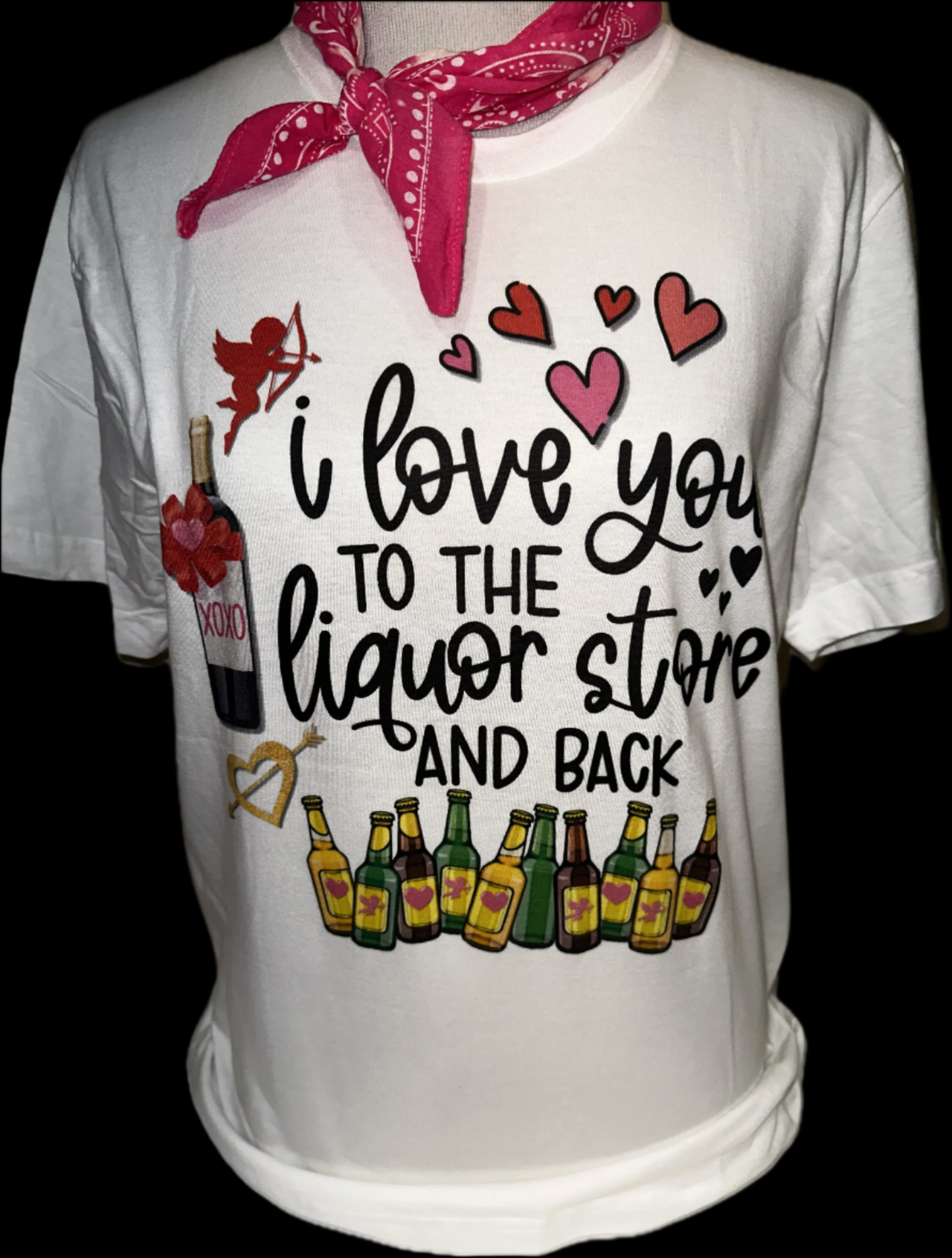 Love You To The Liquor Store on White Crew