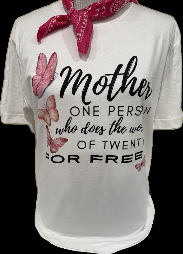 Mother Does Work of Twenty on White Crew