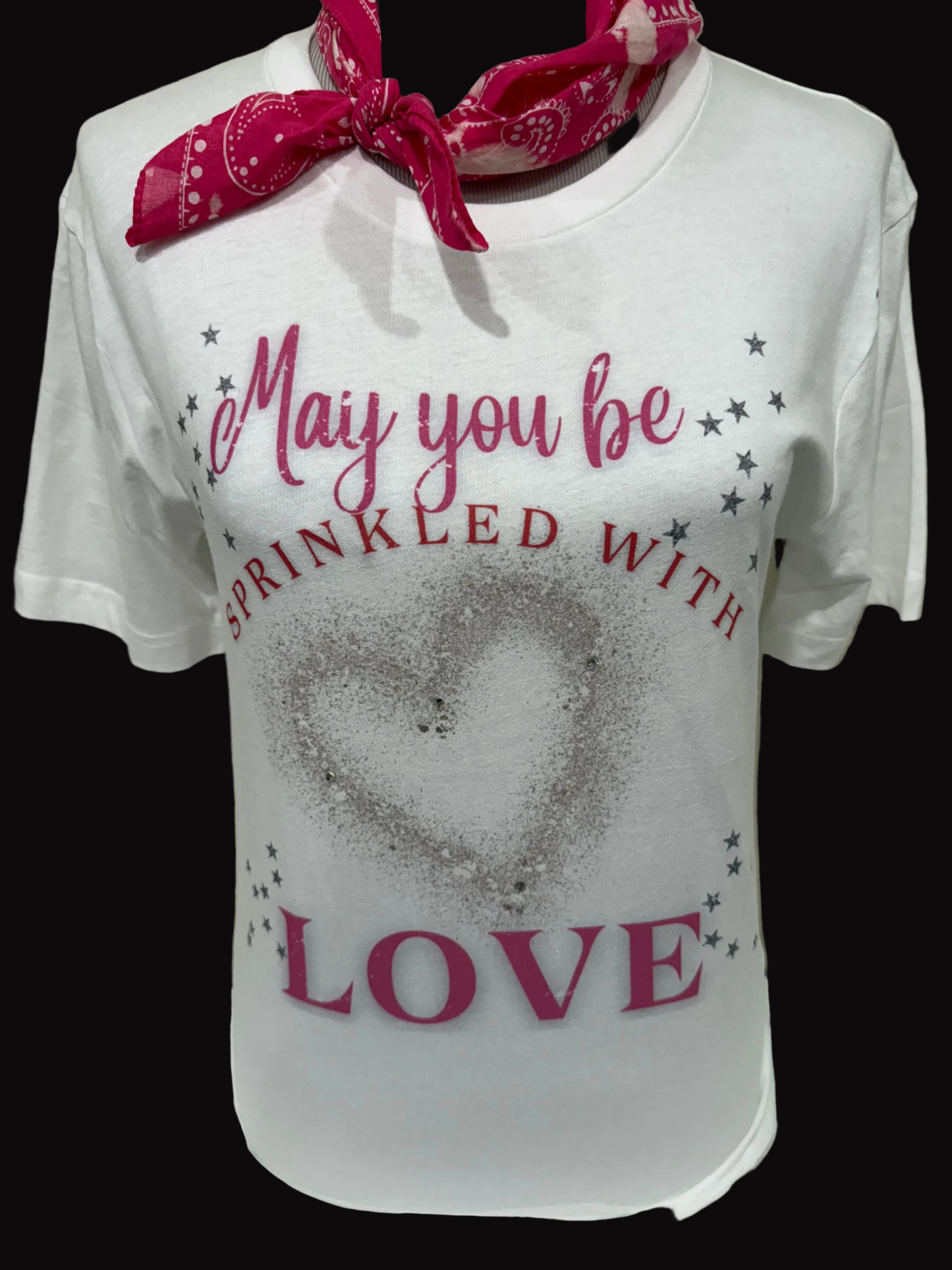 "Sprinkled with Love" on White Crew