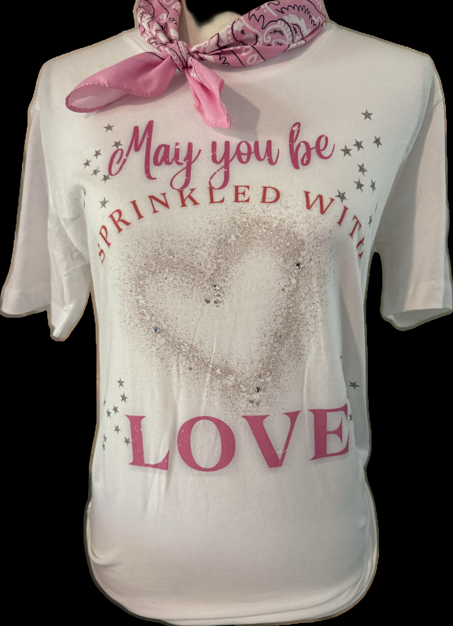 Sprinkled with Love on White Crew