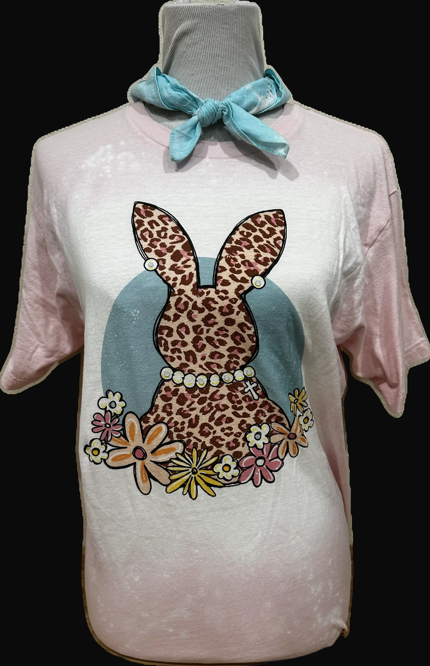 Floral Leopard Bunny on Crew