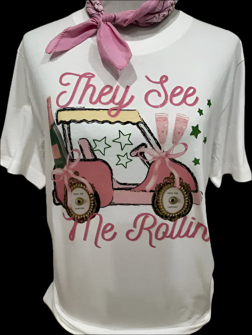 They see me Rolling on (Powder Pink, SB Powder Pink, White, OR Patch Green) Crew