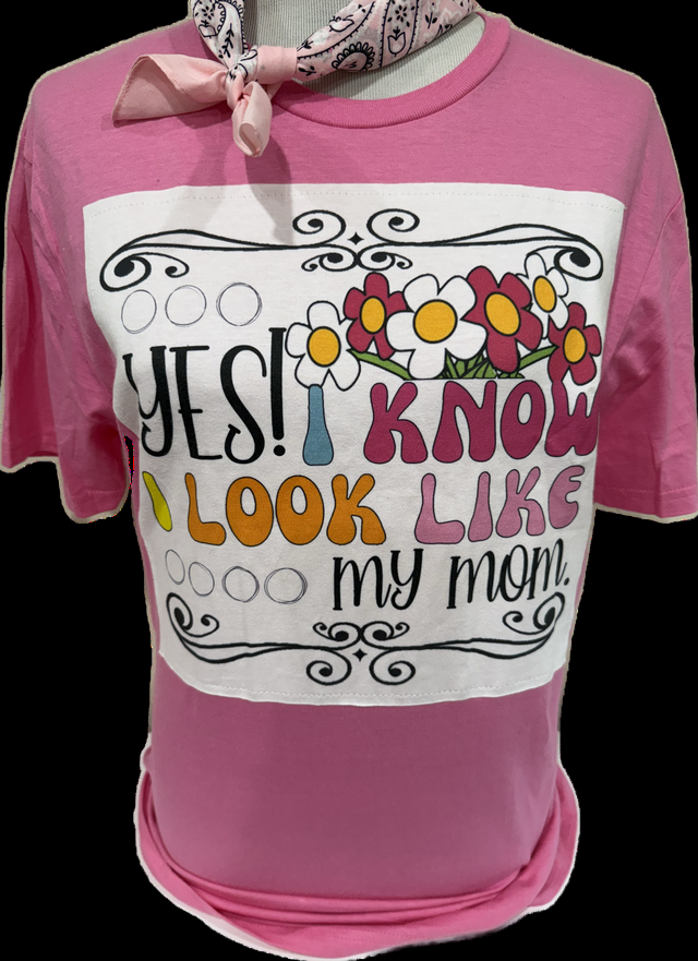 Look Like My Mom Patch on Azalea Crew