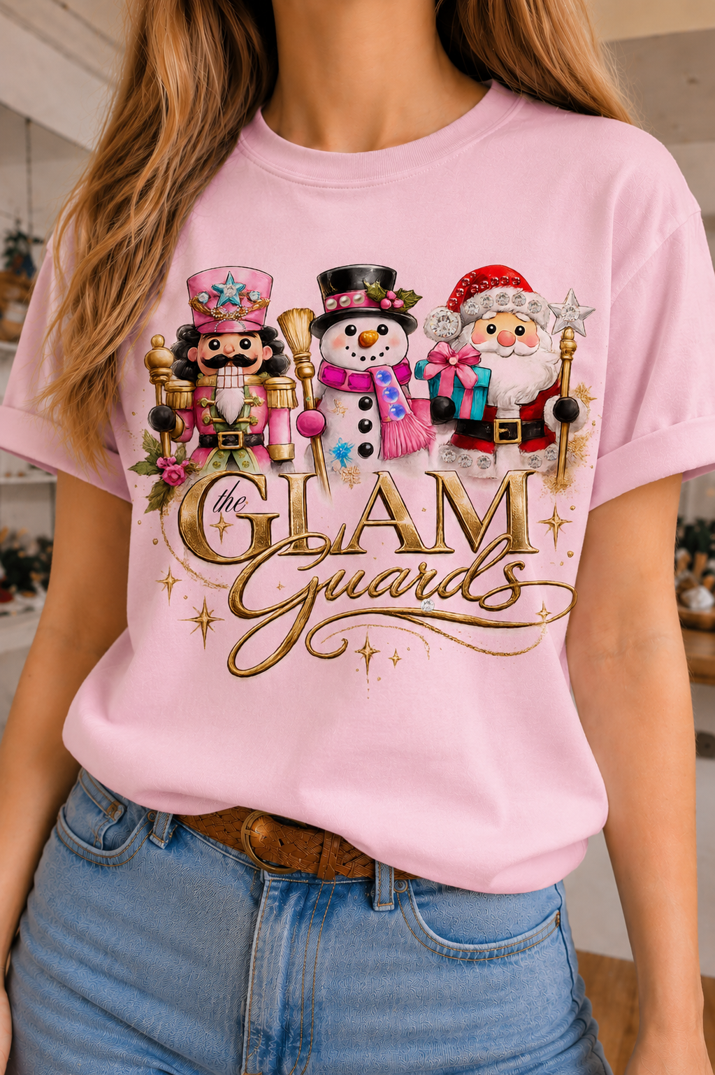 Glam Guards on Pink Crew