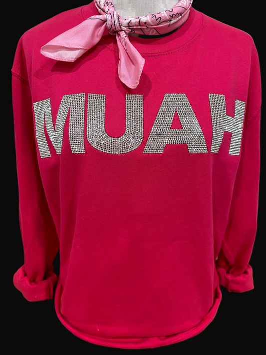 Blingy MUAH on Heliconia Sweatshirt