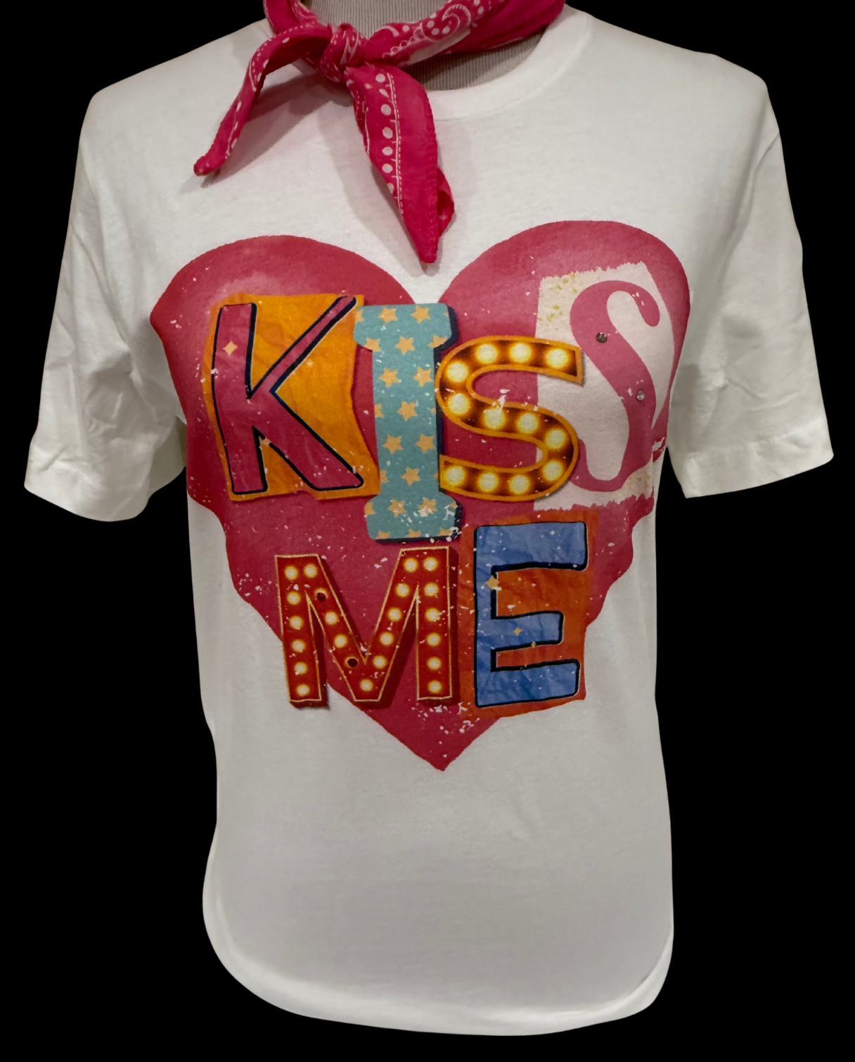 "Kiss Me" on White Crew