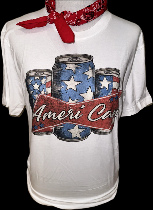 Ameri-Can on (White, Silver or Natural) Crew