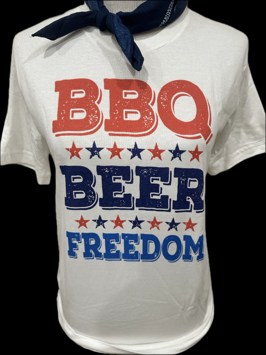 BBQ, Beer and Freedom on White Crew