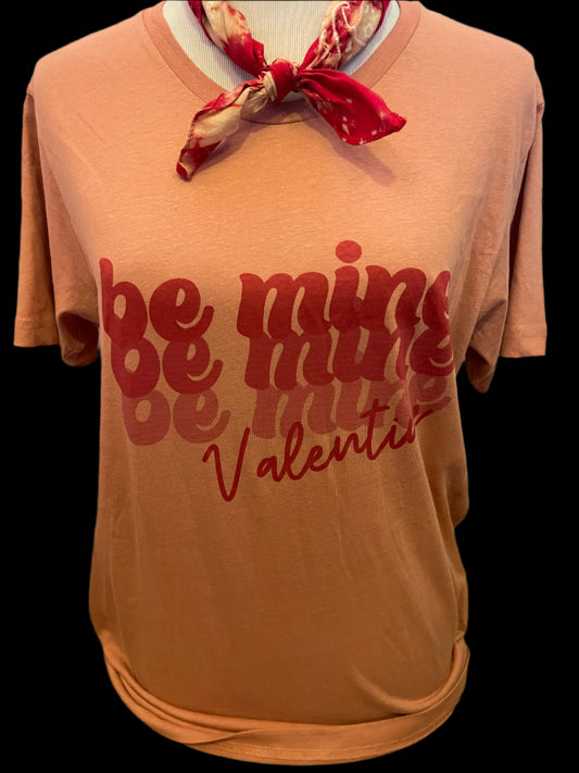 Be Mine Valentine on Peach Crew