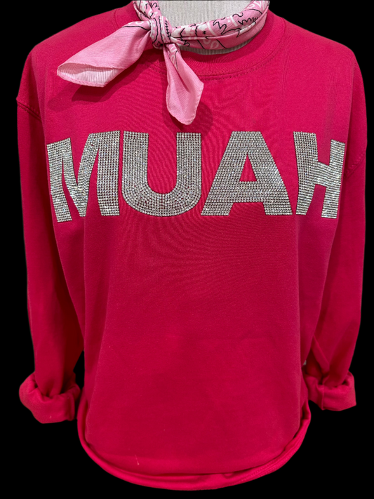Blingy MUAH on Heliconia Sweatshirt
