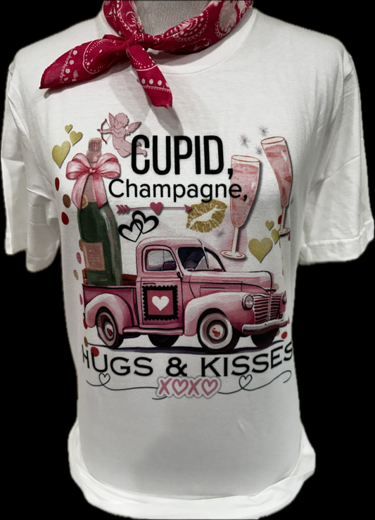 Cupid Champagne on (White or Natural) Crew