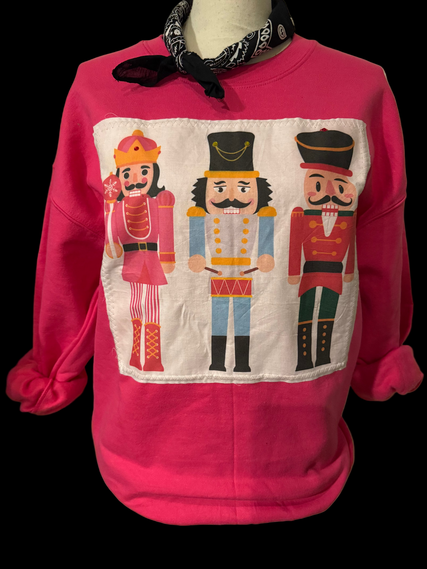 Nutcrackers(DTG) on Light Pink Crew OR Patch Heliconia Sweatshirt