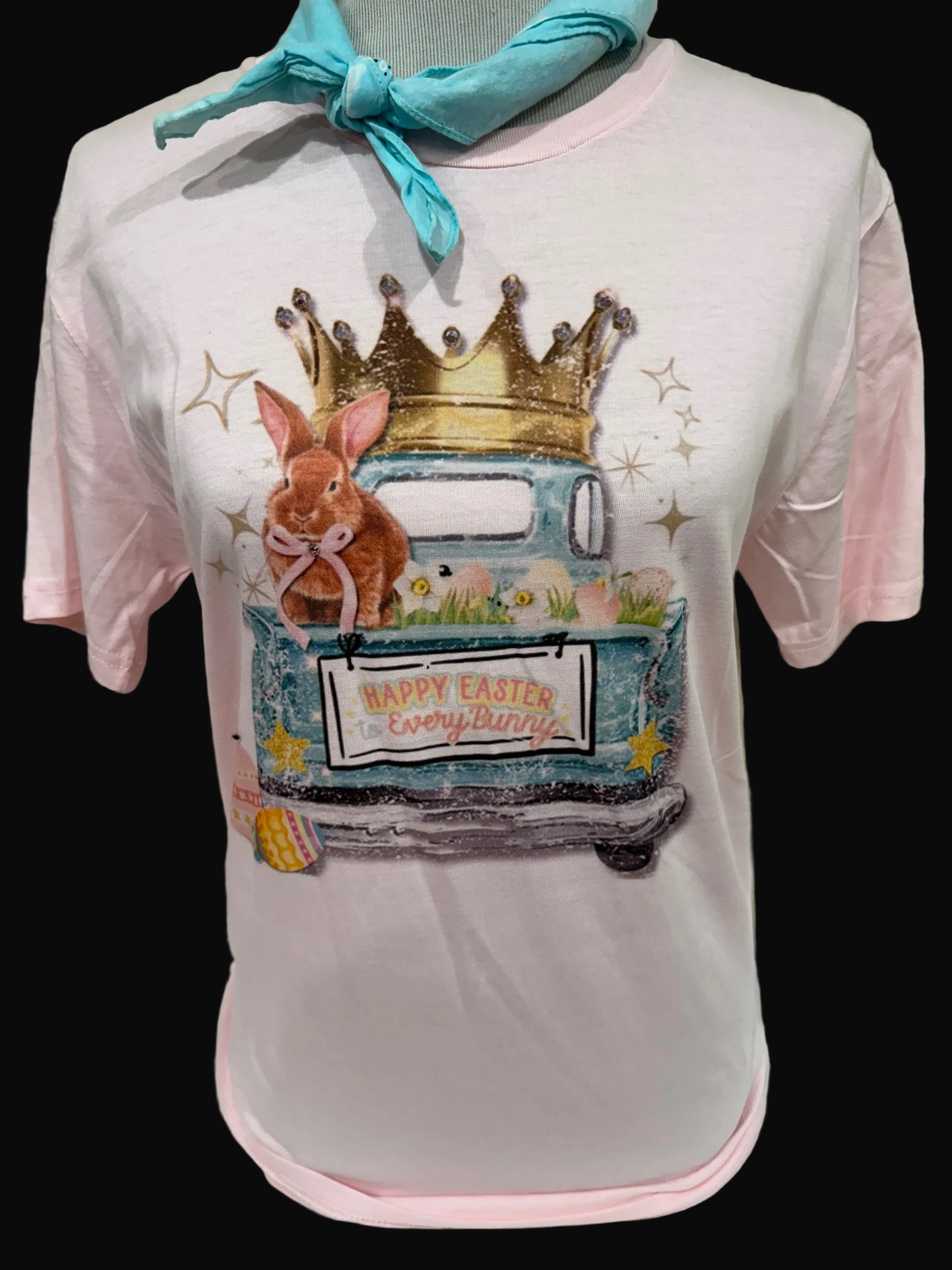 Easter Truck on White or Light Pink Crew