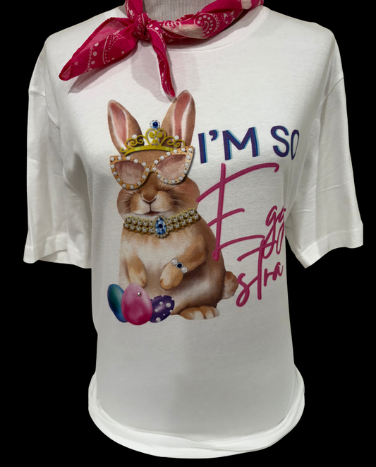 I'm So Eggstra on White Crew