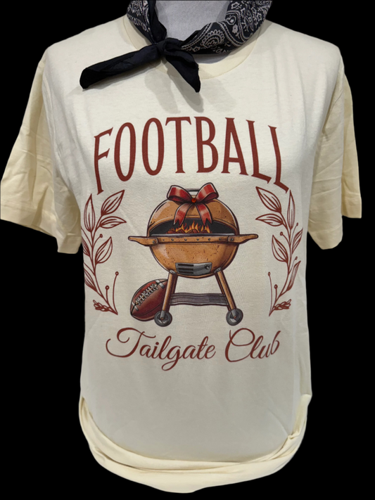 Football Tailgate Club on Natural Crew