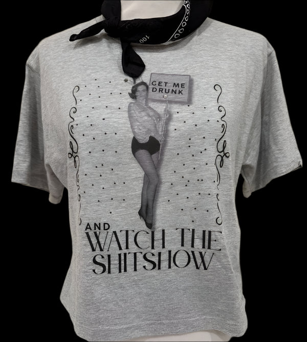 Get Me Drunk on (Sports Bleached Hth Grey Or Hth Grey) Crew