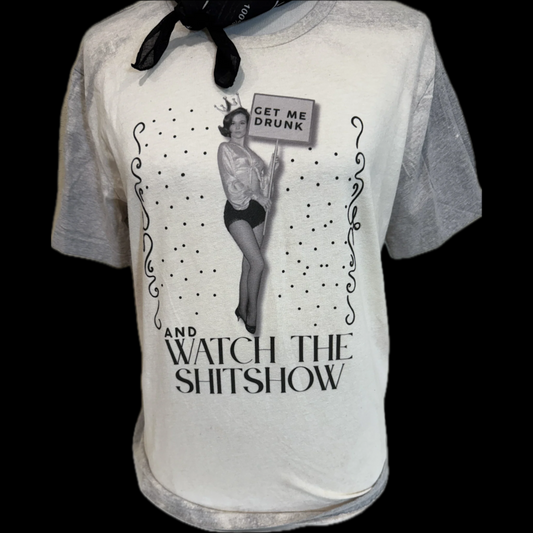 Get Me Drunk on (Sports Bleached Hth Grey Or Hth Grey) Crew