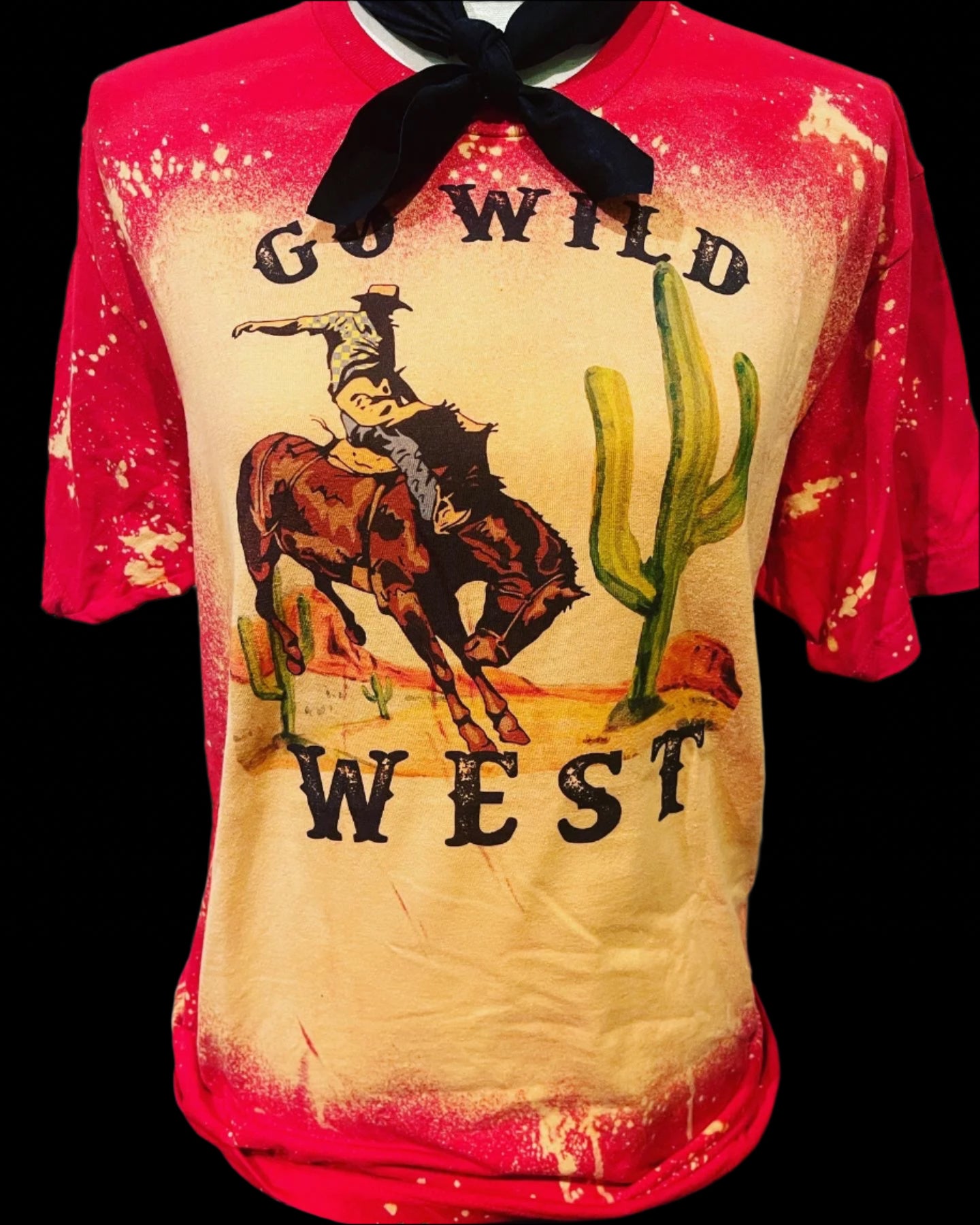 Go Wild West on SB Red Crew OR Natural Sweatshirt