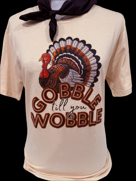 Gobble till you Wobble on Natural Crew