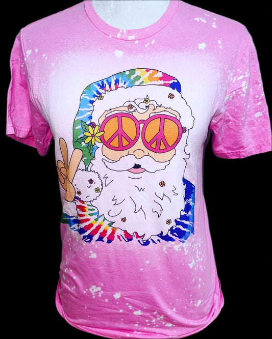 Hippie Santa on Sports Bleached Azalea Crew