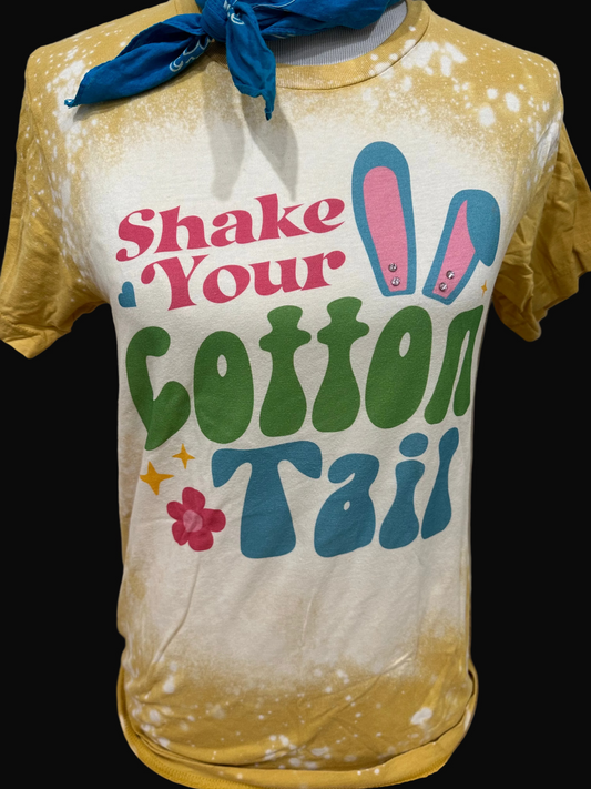 Shake Your Cotton Tail on Sports Bleached Ginger Crew