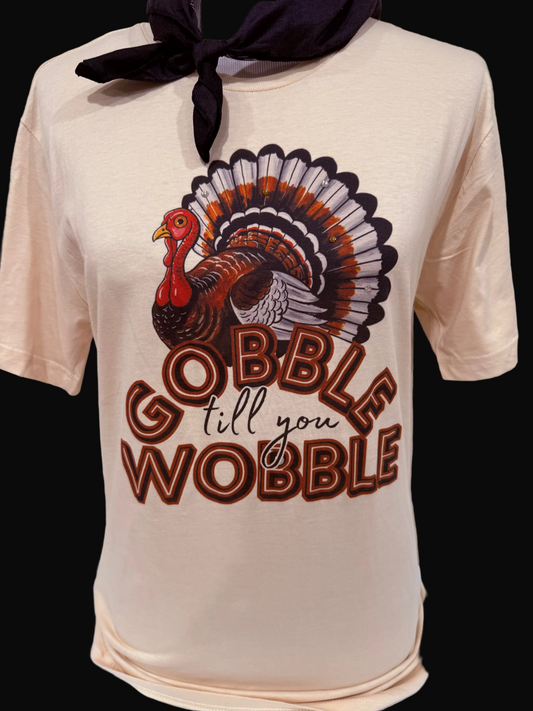 Gobble till you Wobble on Natural Crew