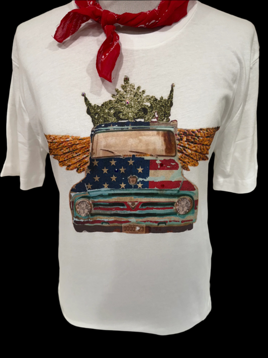 USA Shine Truck on White Crew