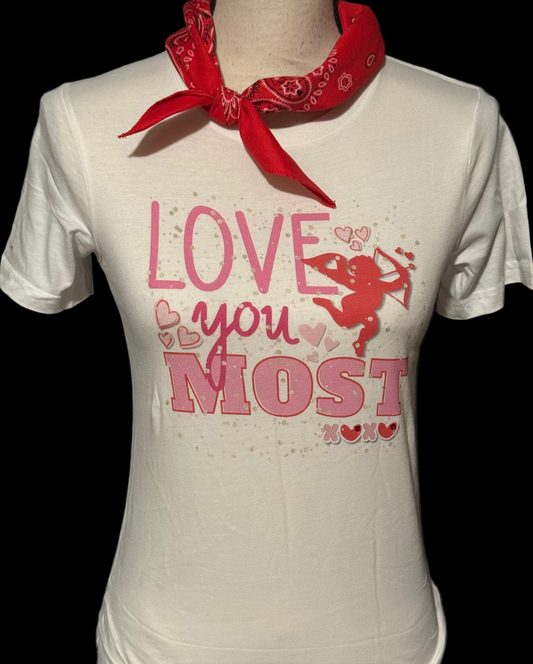 Love You Most on White Crew