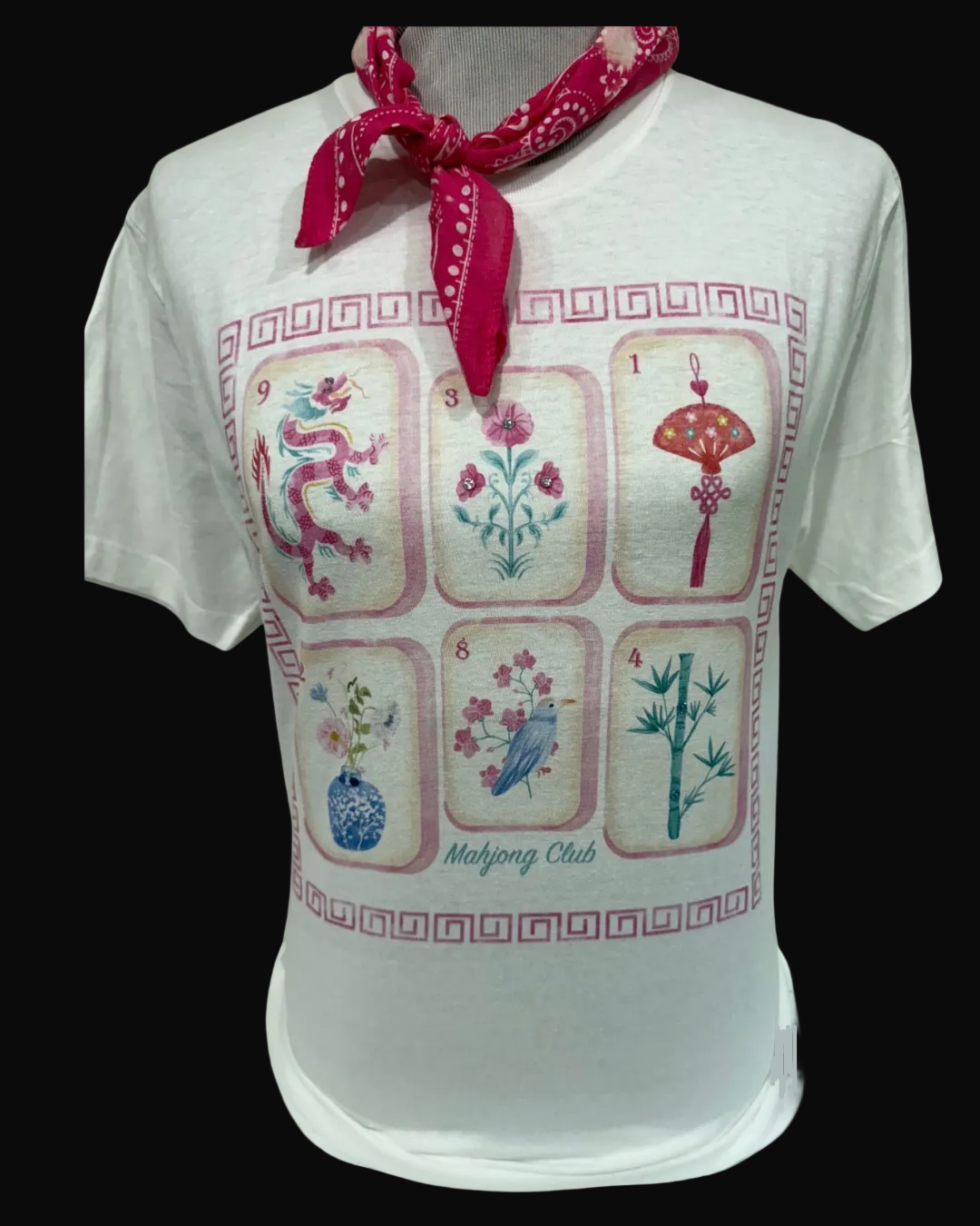 Mahjong Club on Crew or Patched Sweatshirt