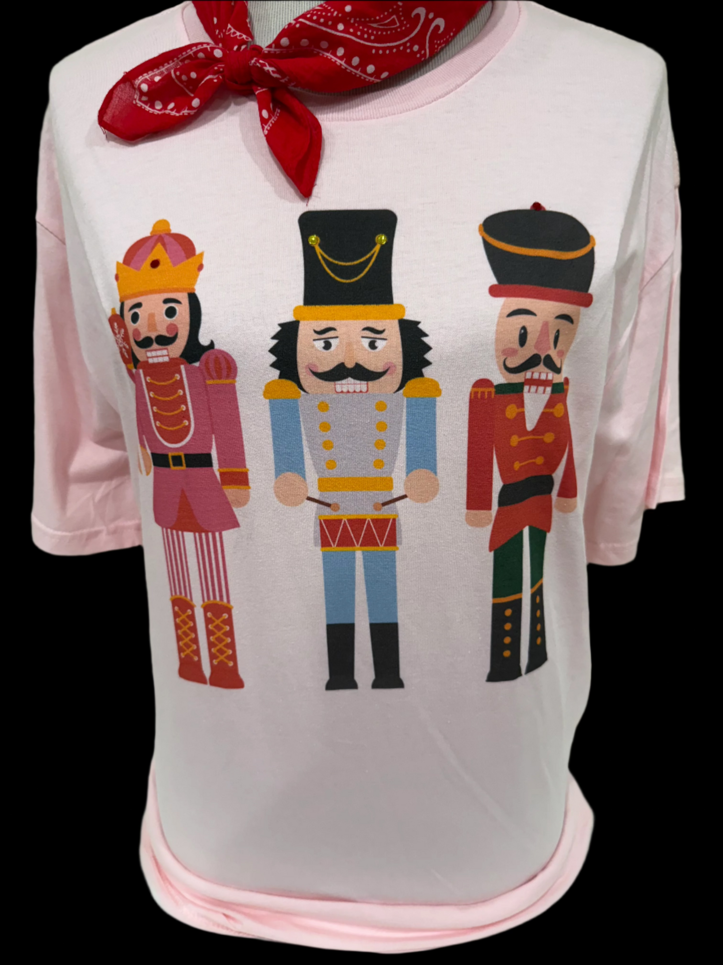 Nutcrackers(DTG) on Light Pink Crew OR Patch Heliconia Sweatshirt