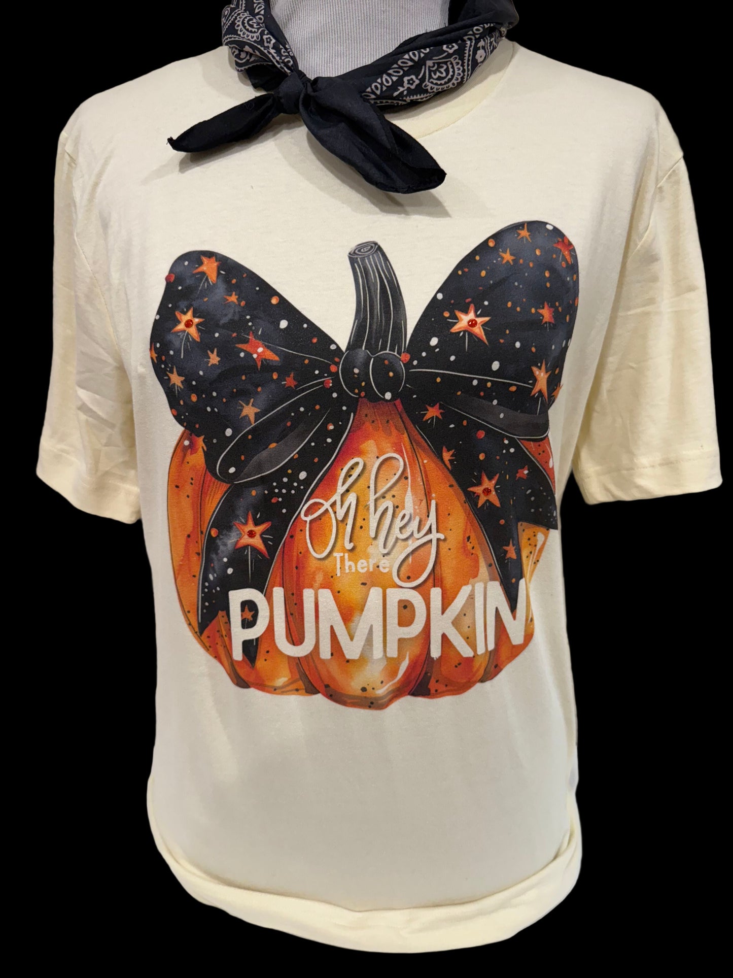 Oh Hey Pumpkin on (Patch Black OR Natural) Crew