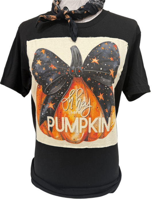 Oh Hey Pumpkin on (Patch Black OR Natural) Crew