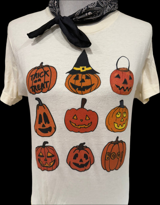 Pumpkin Repeat on Natural Crew