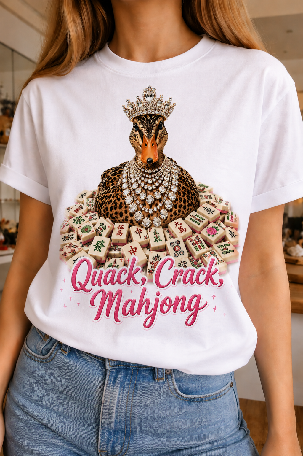 Quack, Crack, Mahjong on White Crew