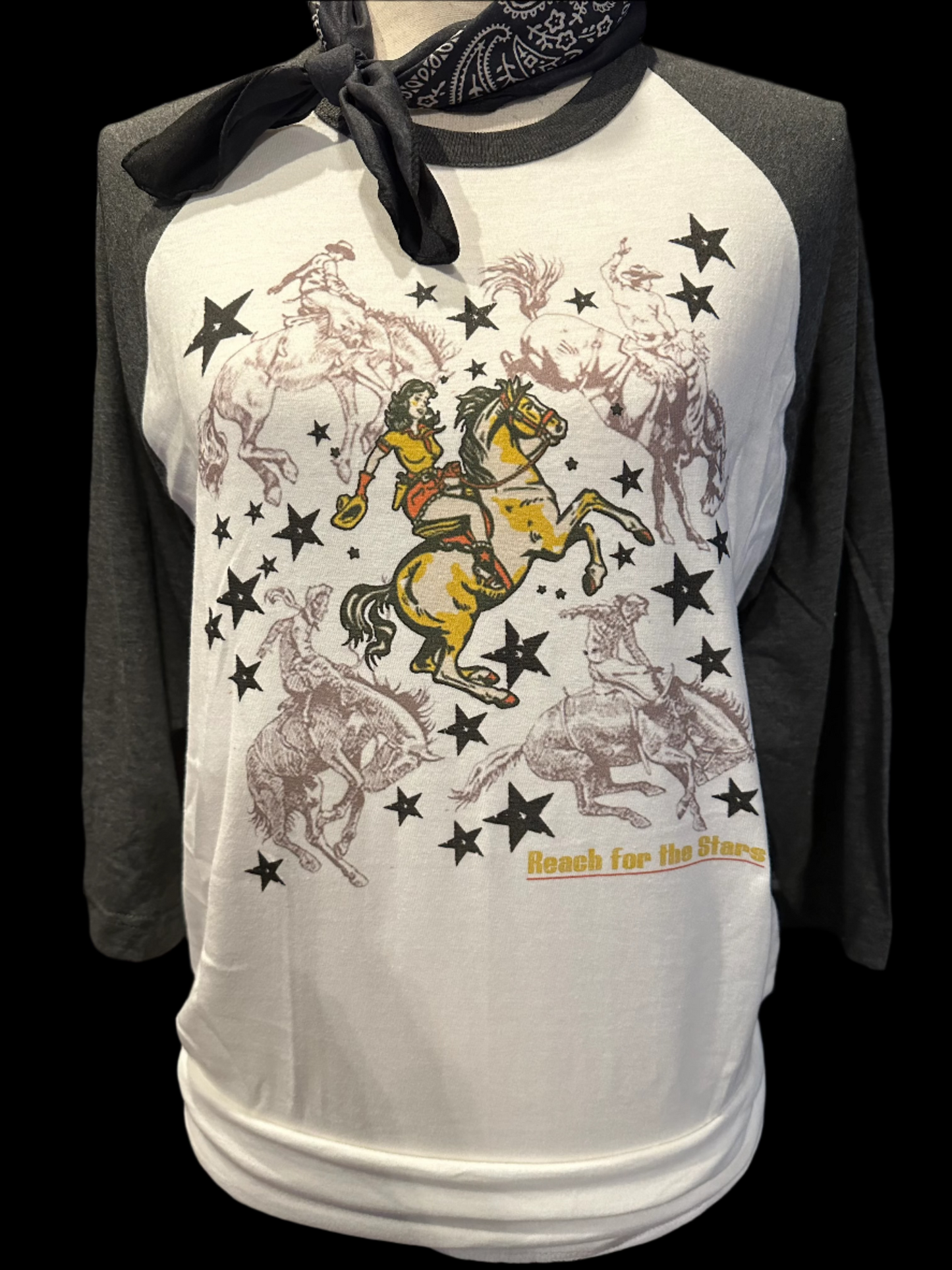 Reach For the Stars on Crew, Raglan OR Sweatshirt